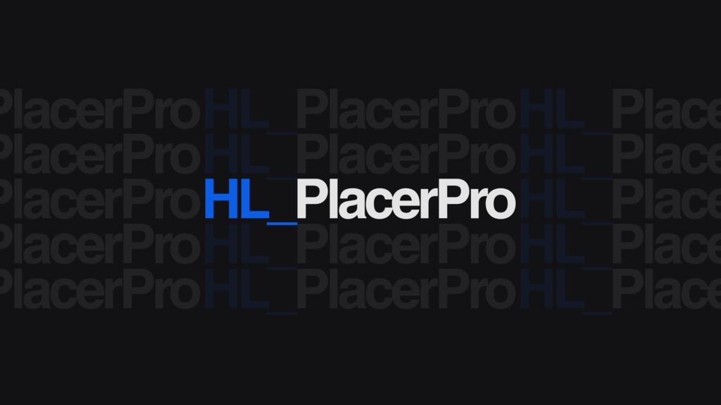 HL_PlacerPro｜多機能複製配置プラグイン