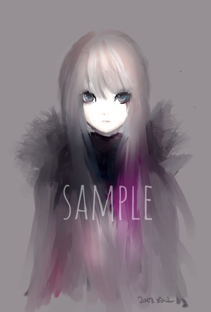 オリジナルイラスト○フォトカード　ポストカードサイズ 【S-1冬】