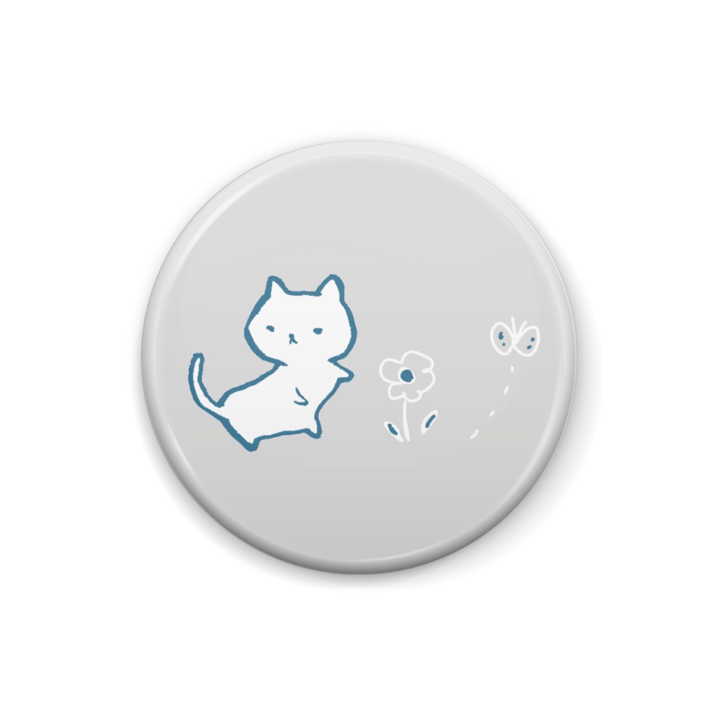 猫バッジ