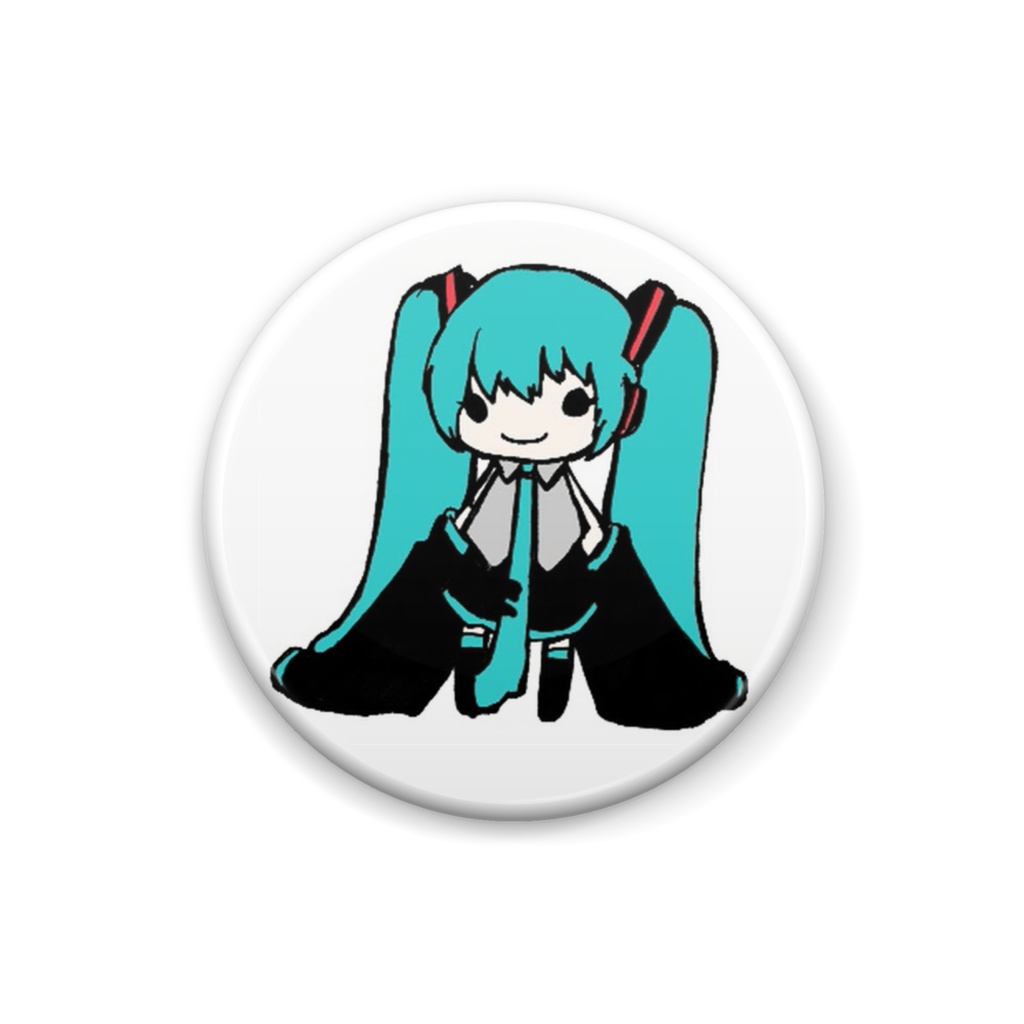 缶バッジ ミクさん
