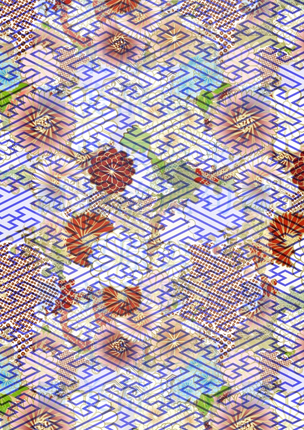 和柄遊び紙 紗綾 お品書き台紙