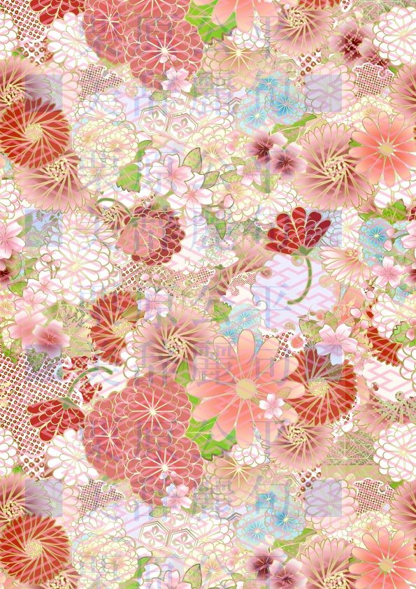 和柄遊び紙 紗綾 お品書き台紙