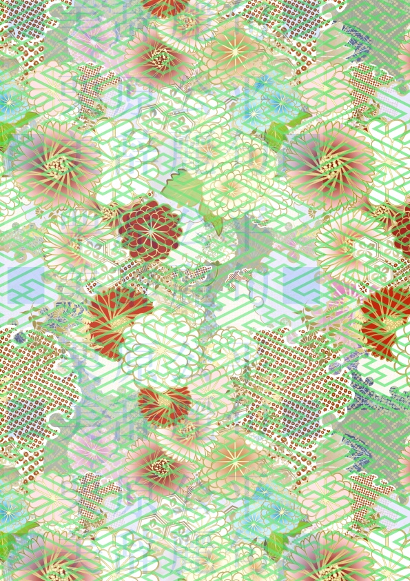 和柄遊び紙 紗綾 お品書き台紙