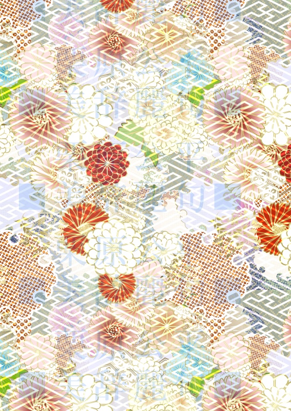 和柄遊び紙 紗綾 お品書き台紙