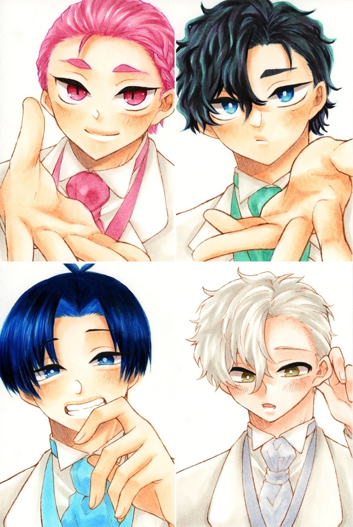 ｼﾞｭﾝﾌﾞﾗ葉書サイズ原画