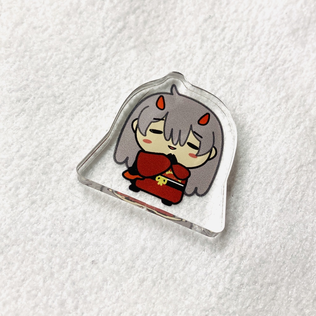 1人で立てるもん!ゆるっとアクリルブロック