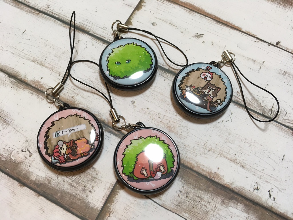 「かくれる!!」ドラム両面ストラップ