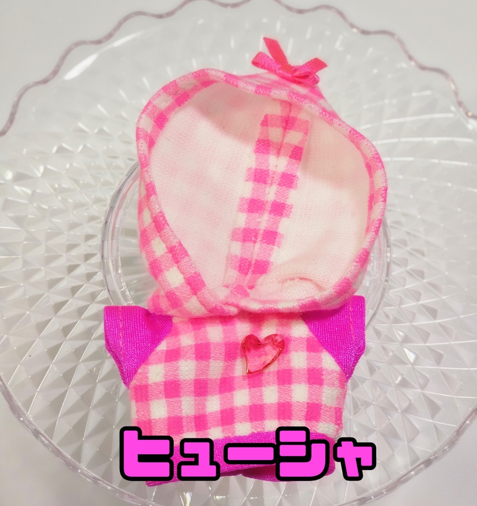 ギンガムチェックリボンパーカー