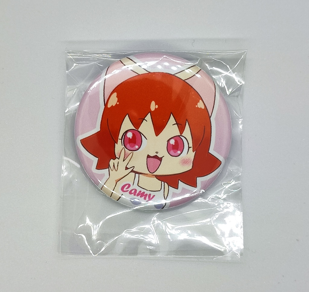 【全3種類】ぽわを・アミーナ・キャミィ缶バッジ【けもケット13初頒布物】