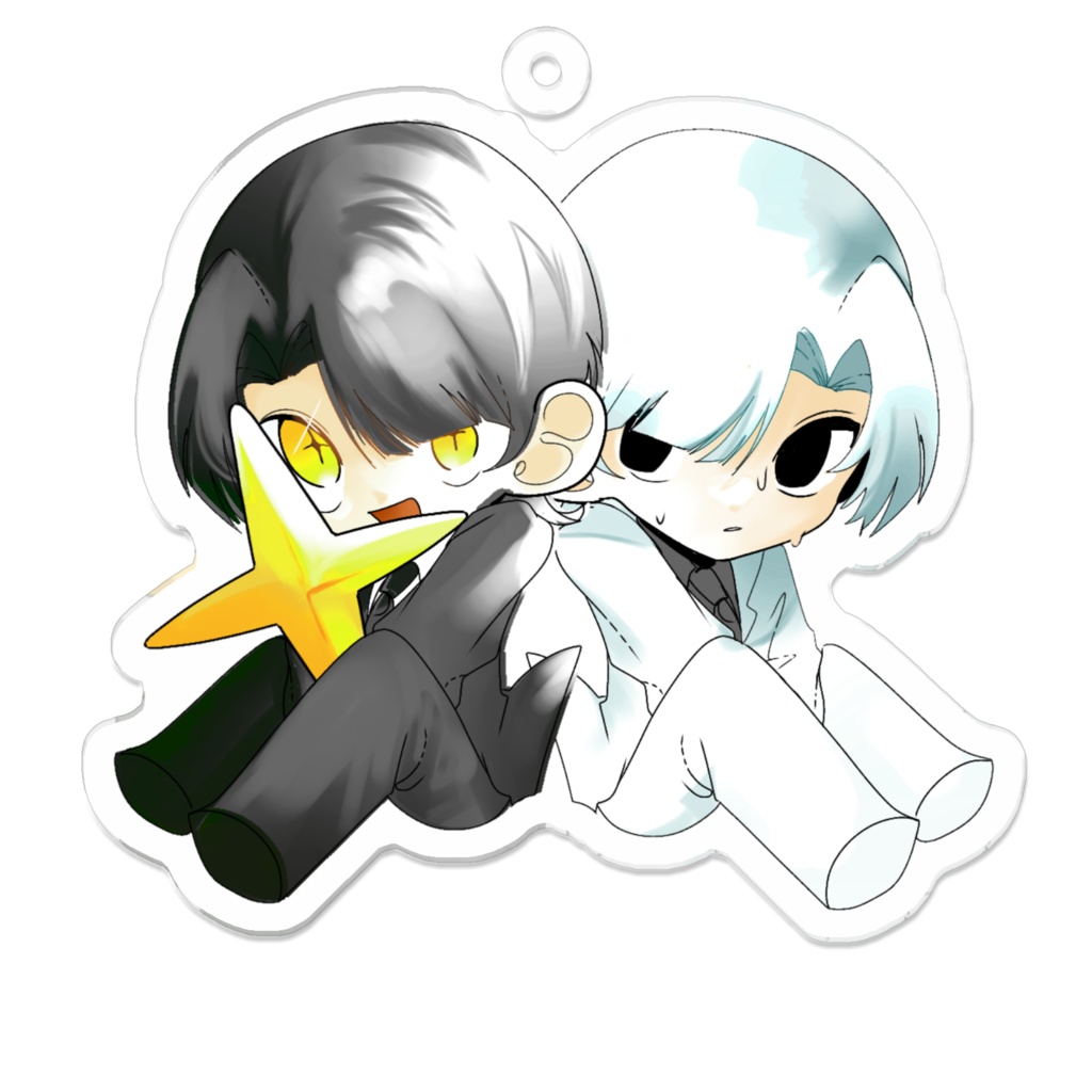 黒田マキ＆2Pカラー アクリルキーホルダー 2