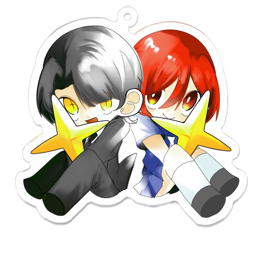 黒田マキ&宮代茜 アクリルキーホルダー
