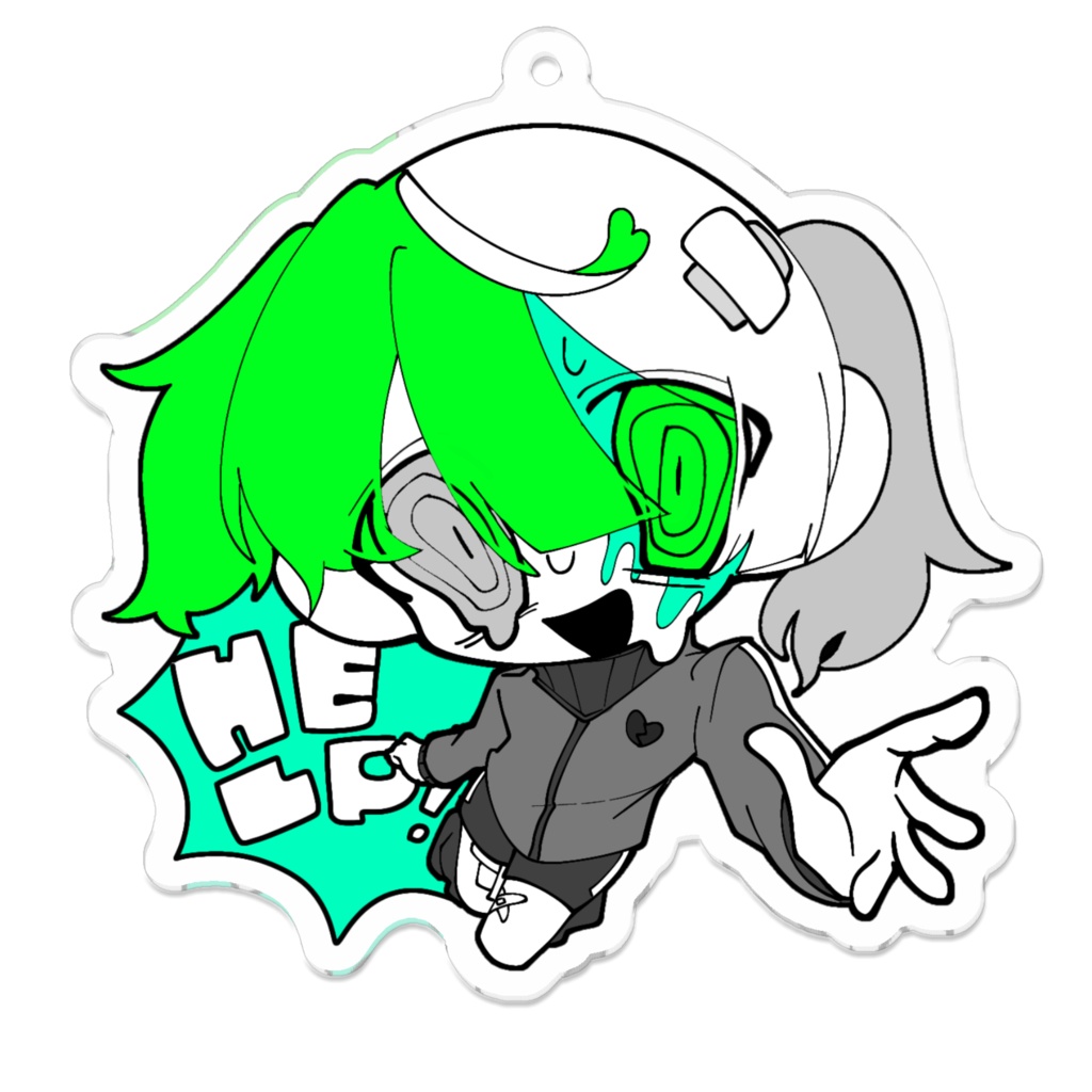 ジャージツインテ 緑