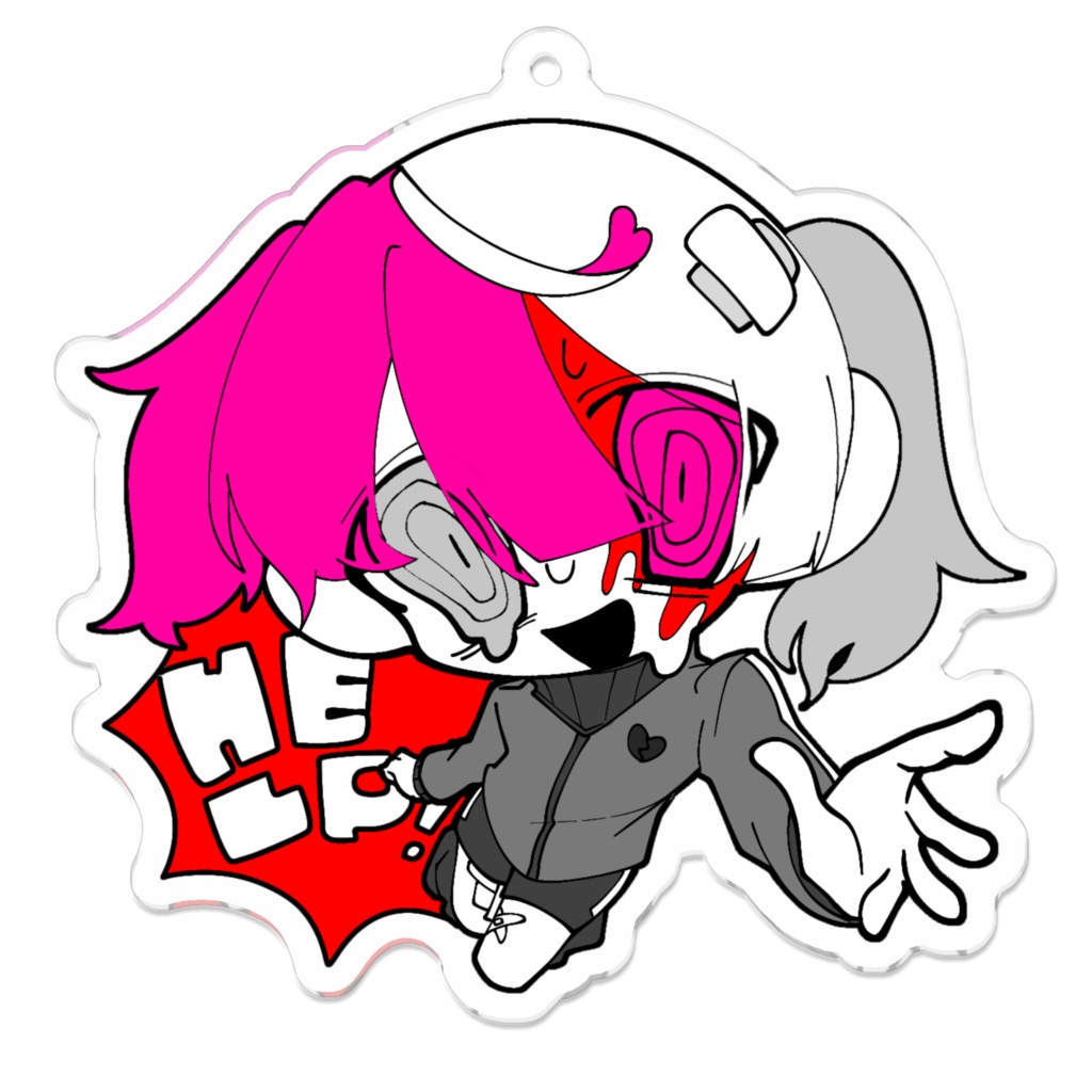 ジャージツインテ ピンク