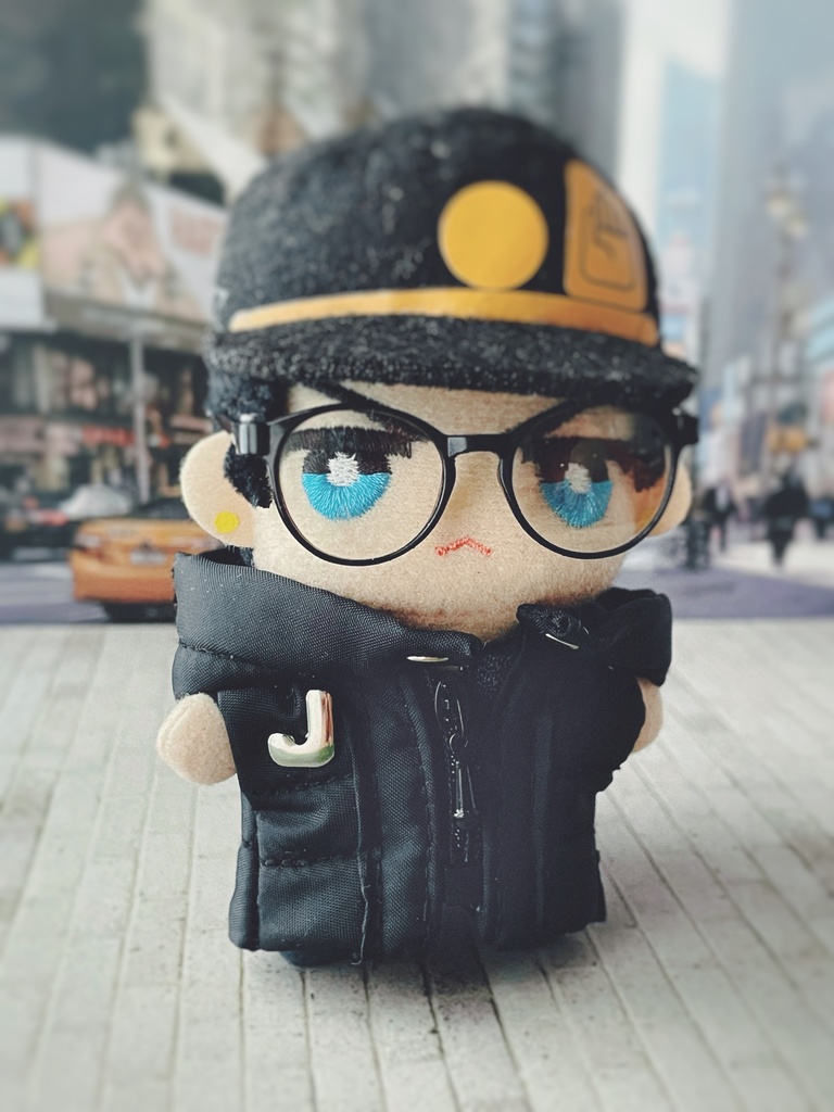 ダウン風ベスト(J黒)