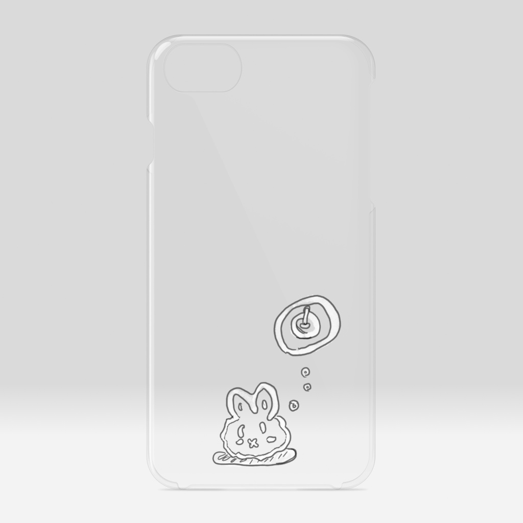 もふうさぎ しおちゃん iPhoneクリアケース