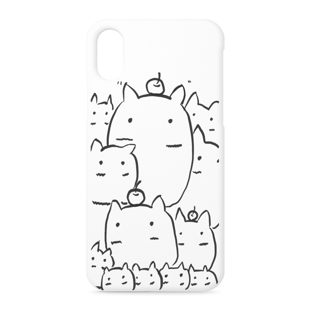 めんだこiPhoneケース　（集合ver）