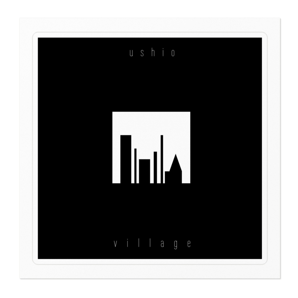 "village" アートワークステッカー