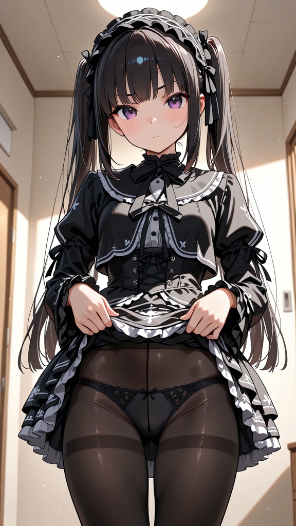 20黒スト越しのパンチラ 1728×3072px 高画質 072枚(PDF)