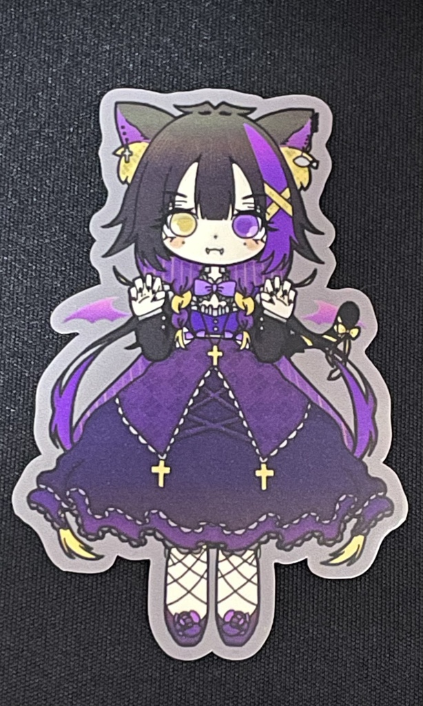 猫(まお)イラストシール