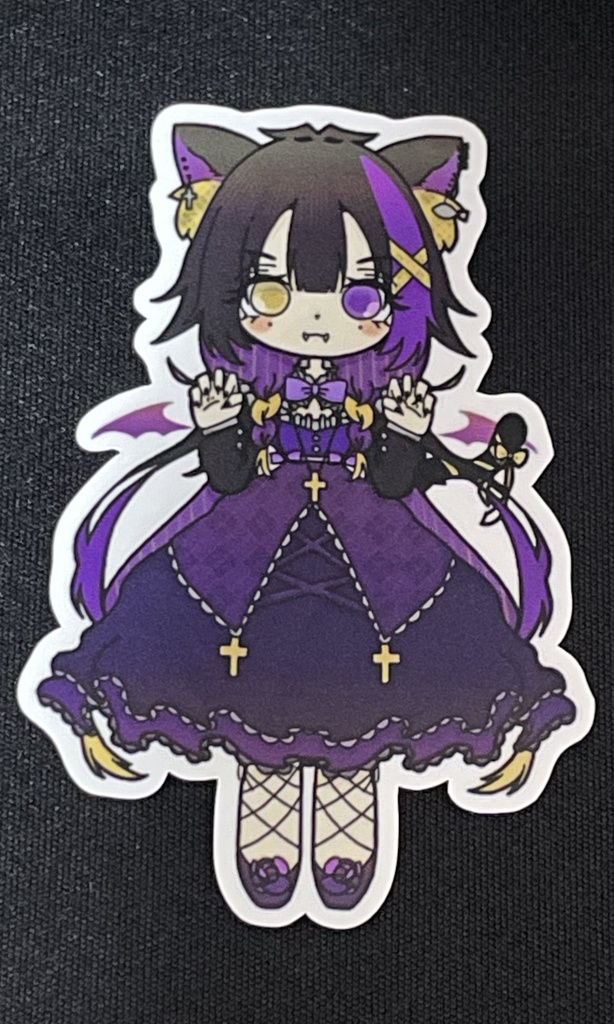 猫(まお)イラストシール