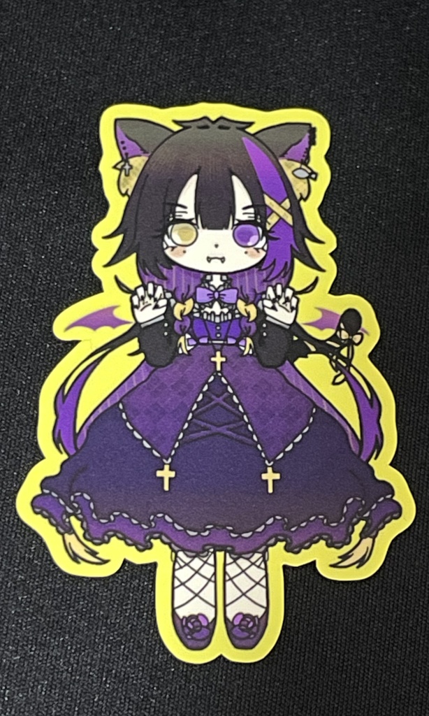 猫(まお)イラストシール