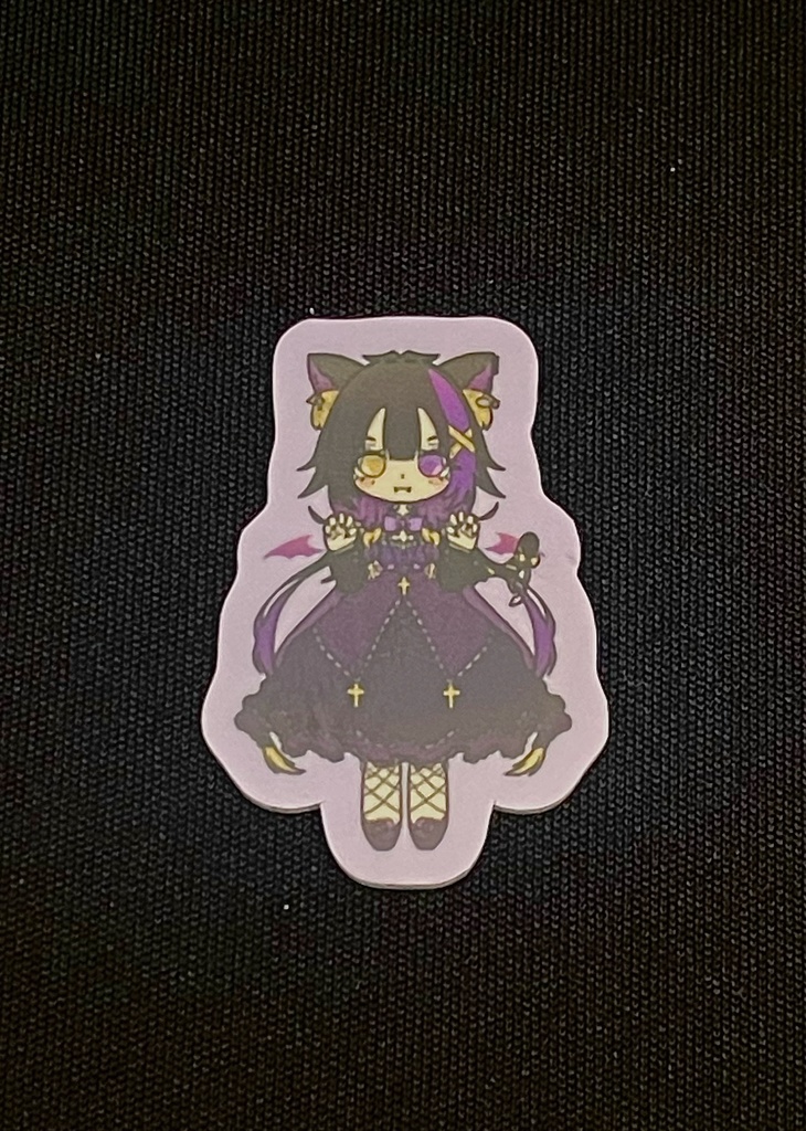 猫(まお)イラストシール