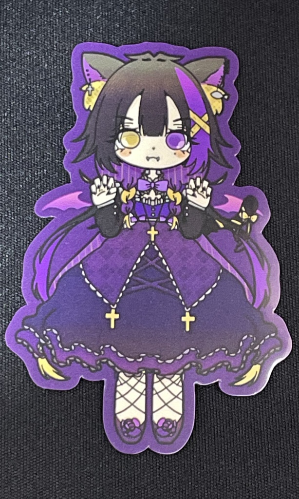 猫(まお)イラストシール