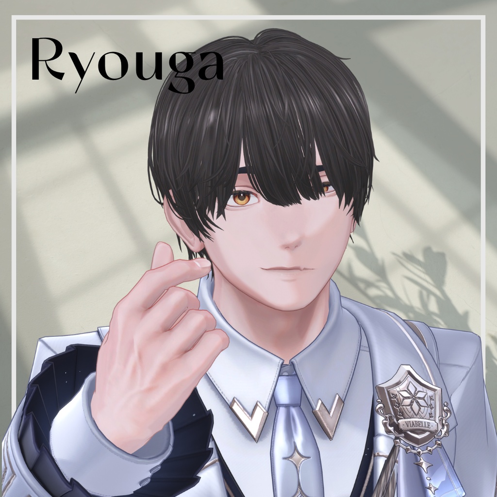 【11アバター対応】Feather Mash Hair(フェザーマッシュヘア)【3D髪型/VRChat想定】
