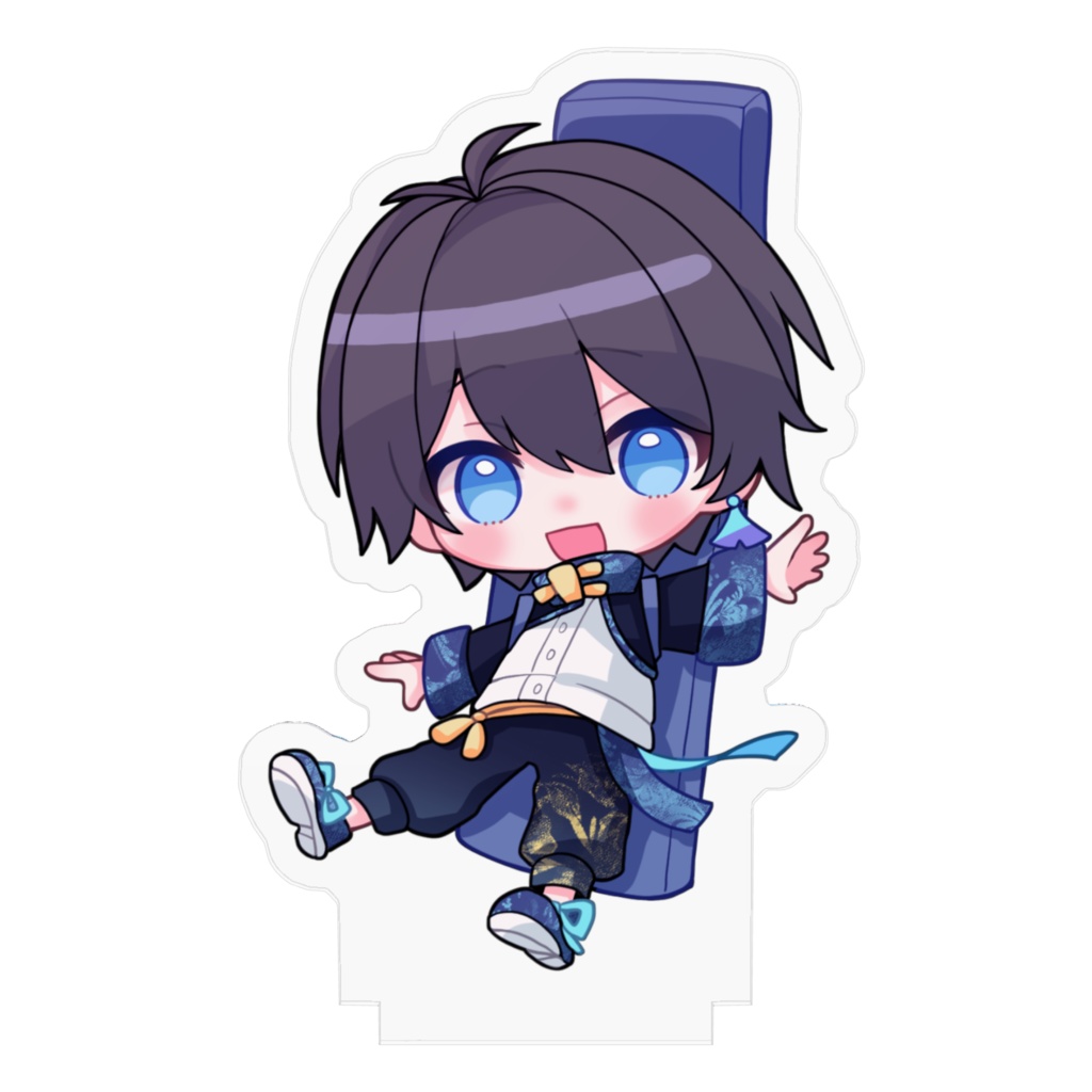 くろひび夏衣装アクリルスタンド(デフォルメ)【2025年誕生日記念】