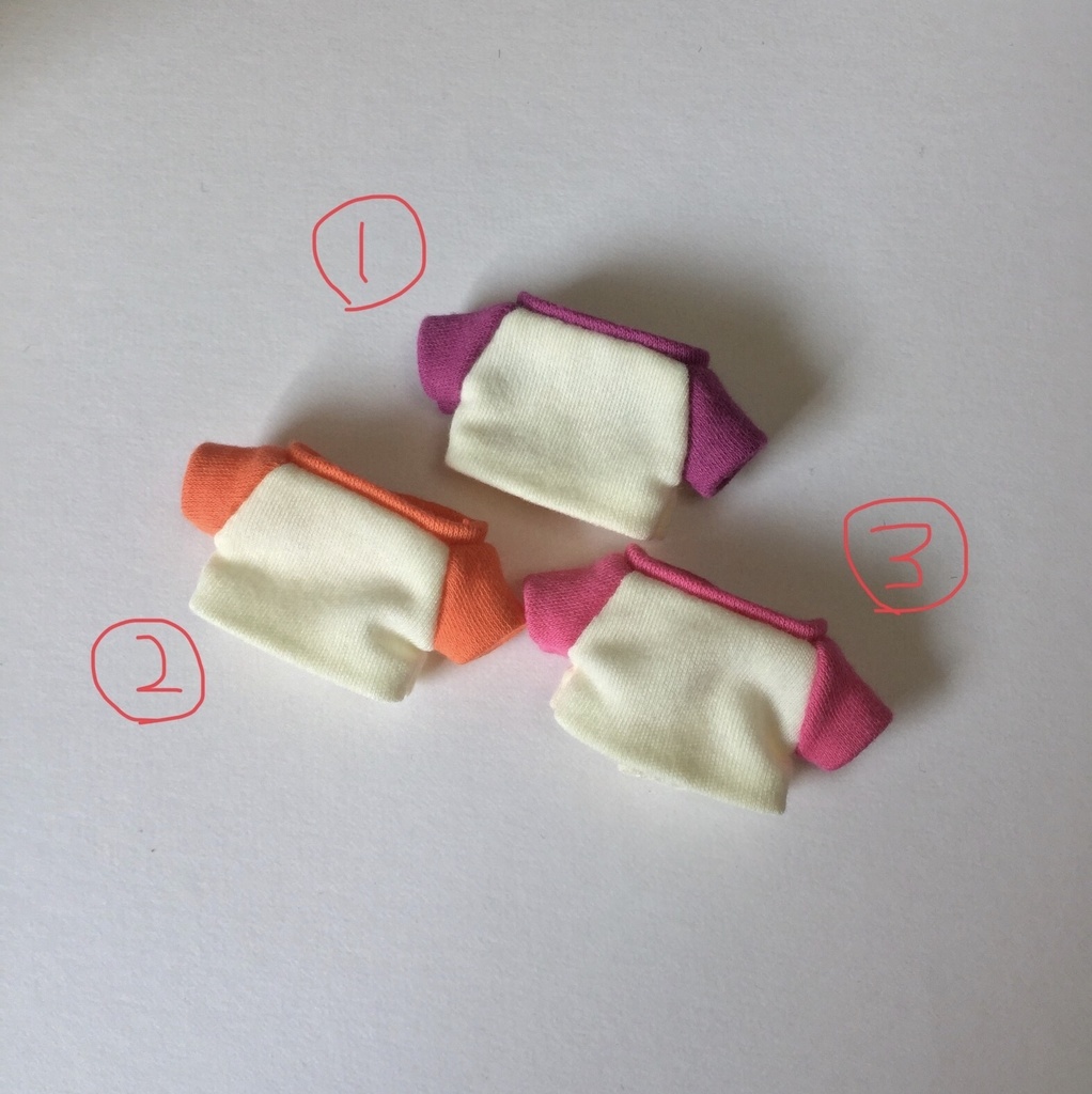 ぬい用ラグランTシャツ