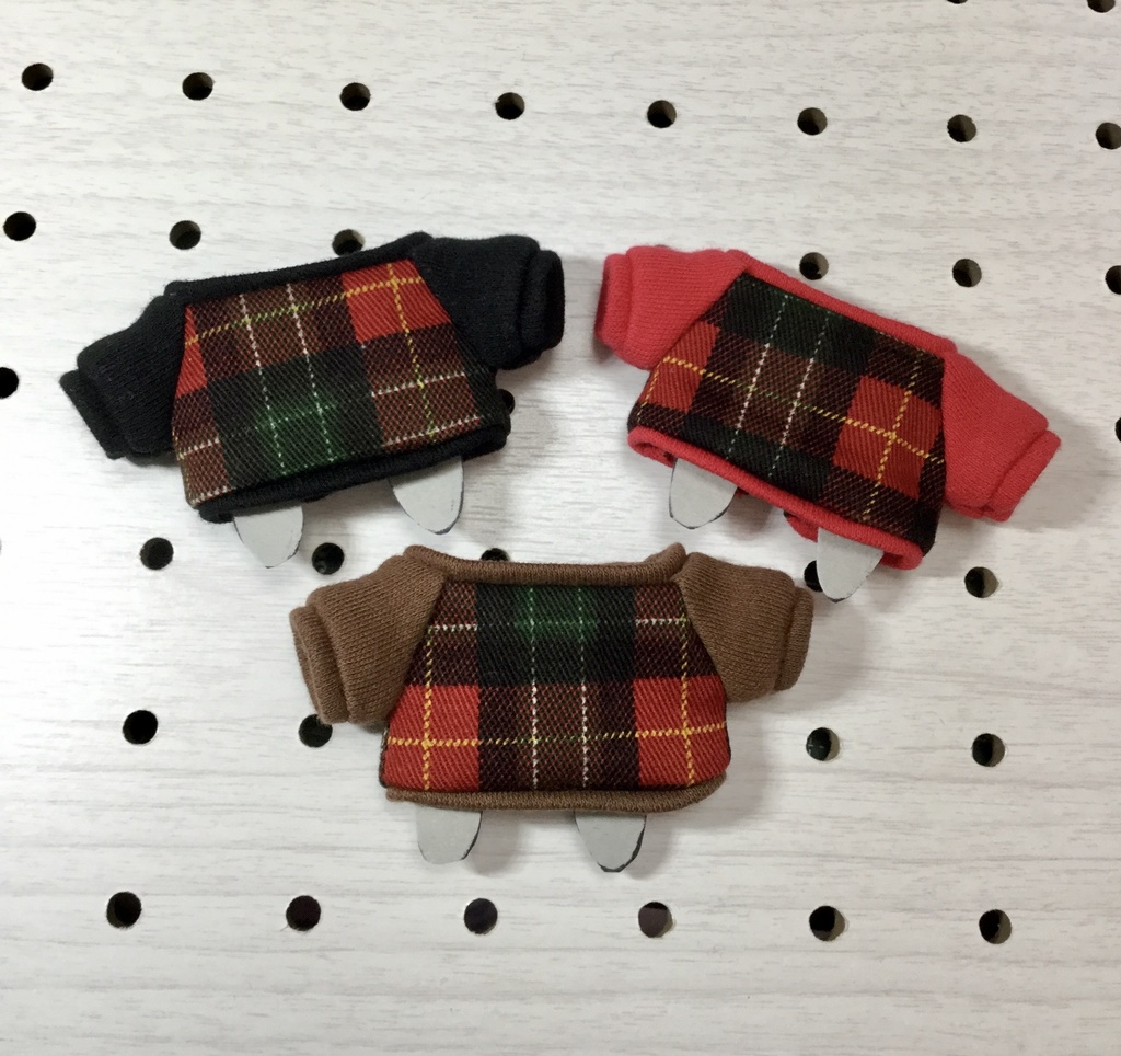 レッドチェックぬい用ブルゾン