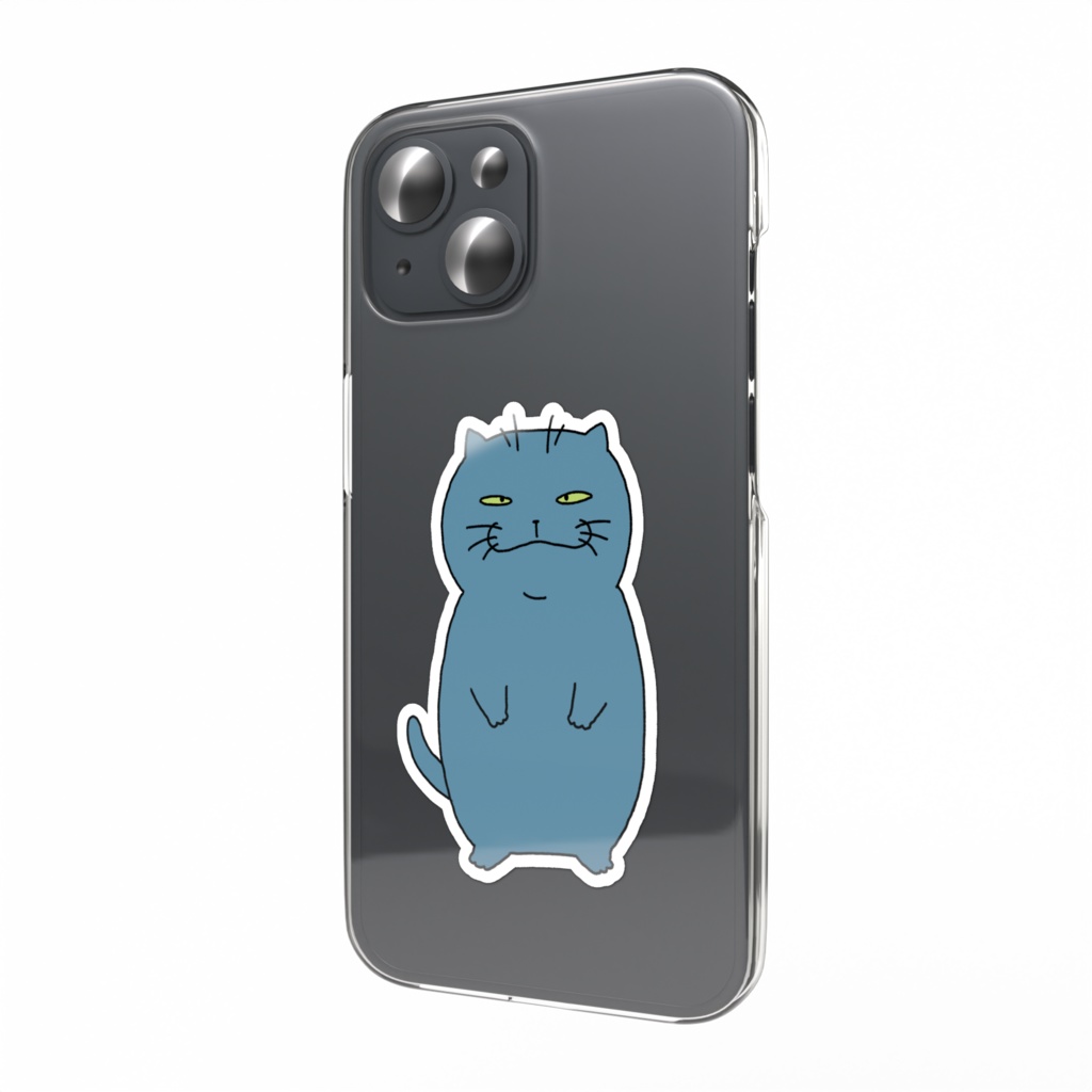 ふてぶてでぶねこ ステッカー