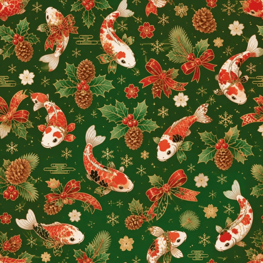 X’mas wagara digital paper 11枚セット