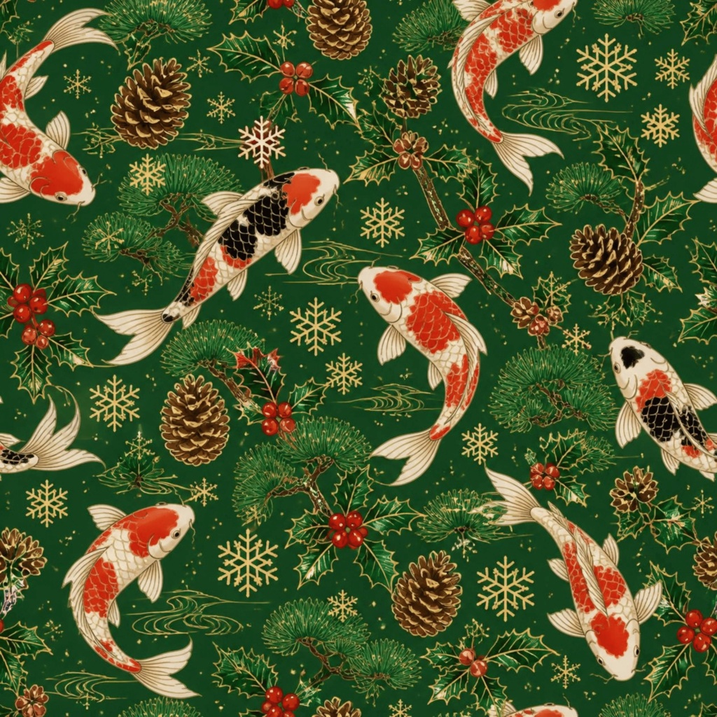 X’mas wagara digital paper 11枚セット