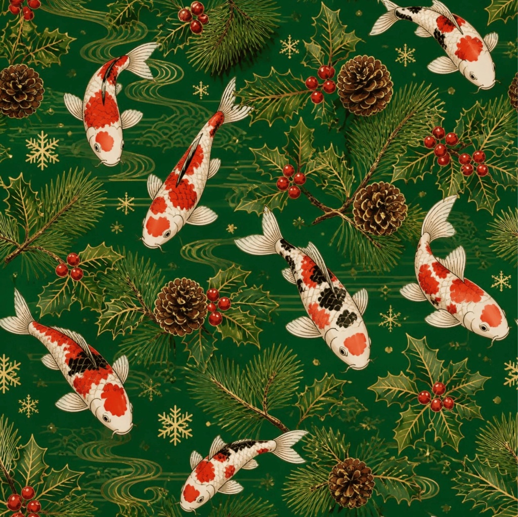 X’mas wagara digital paper 11枚セット