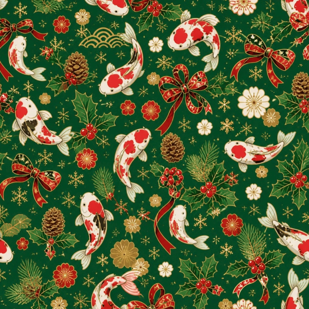 X’mas wagara digital paper 11枚セット
