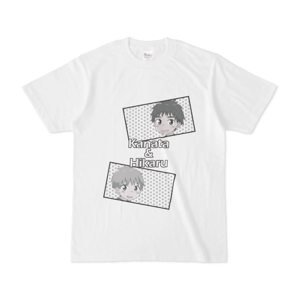 かなたとひかるデザインTシャツ