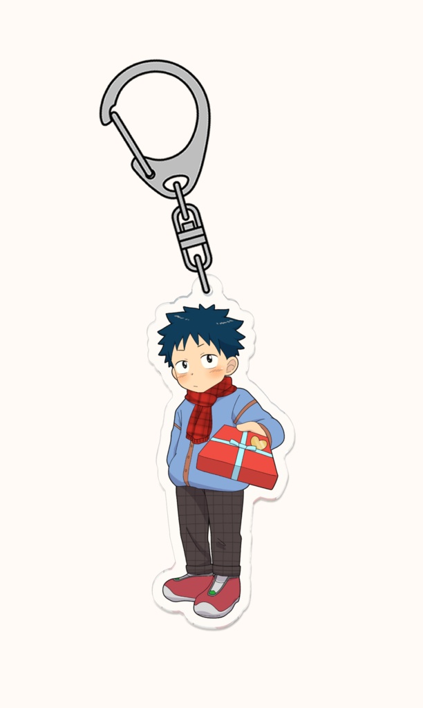 狼くんアクリルキーホルダー【バレンタインVer.】