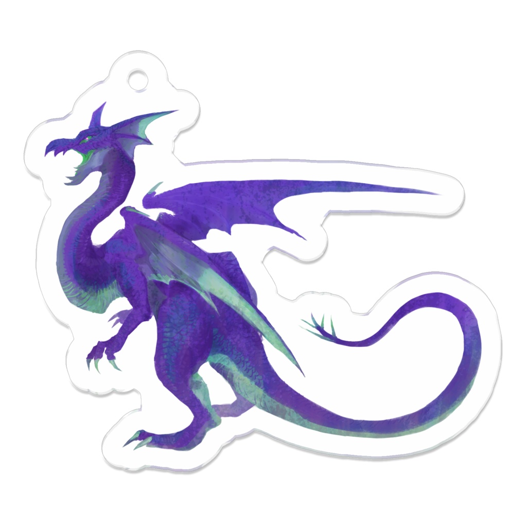 ドラゴンアクキー（青）