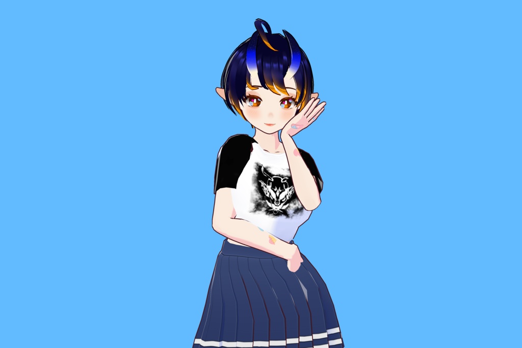 Oni croptop 鬼のクロップトップ