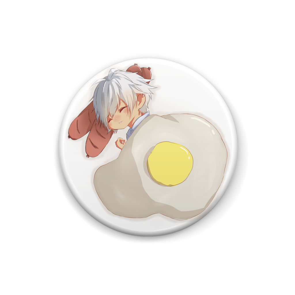 碧棺左馬刻　缶バッジ