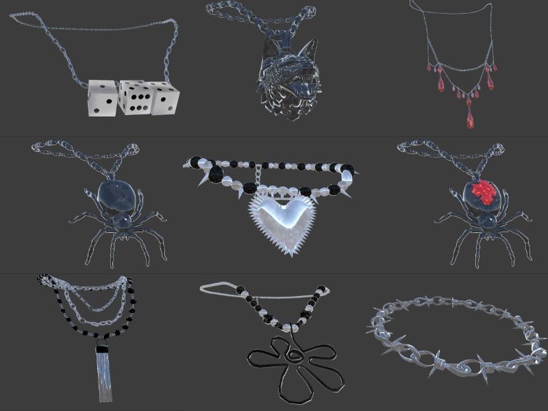 【VRC】Designer Necklace 10種