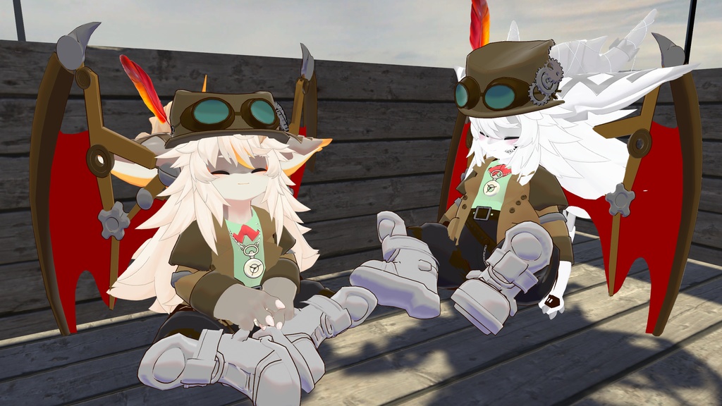 【フォシュニア対応】発明家 -Steam punk- アニメーション付き