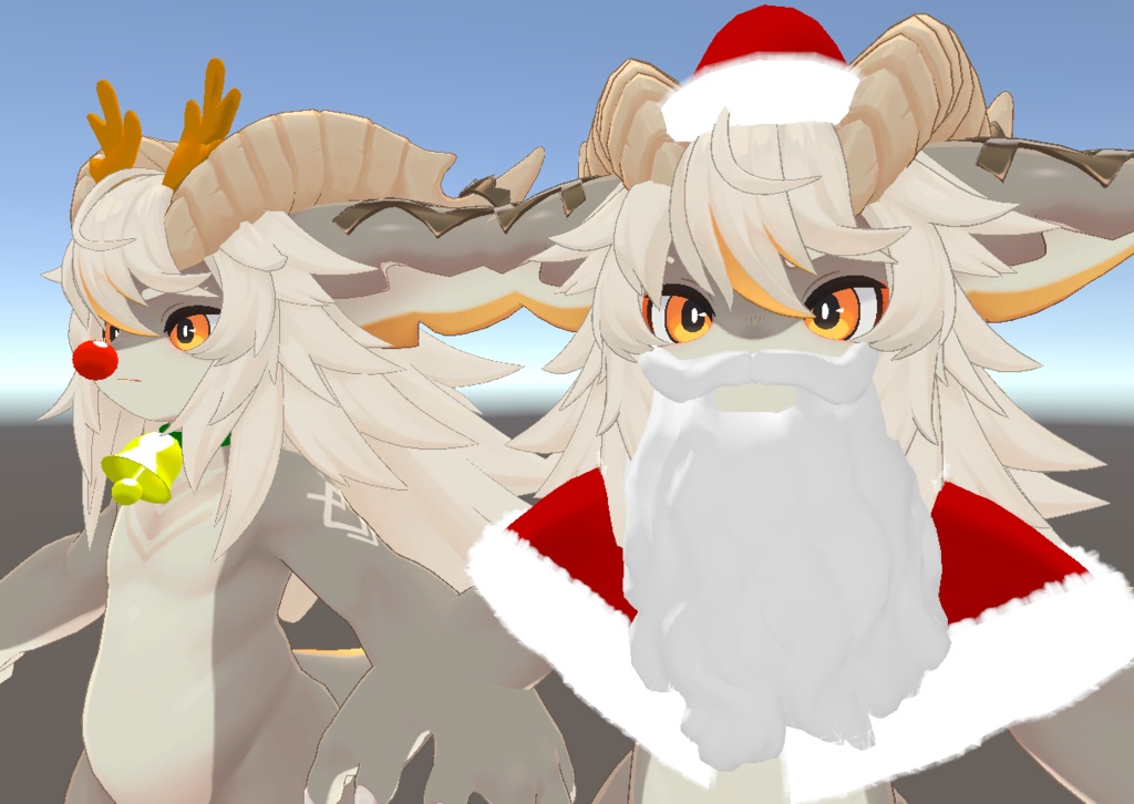 【フォシュニア対応】サンタ&トナカイ -無料-