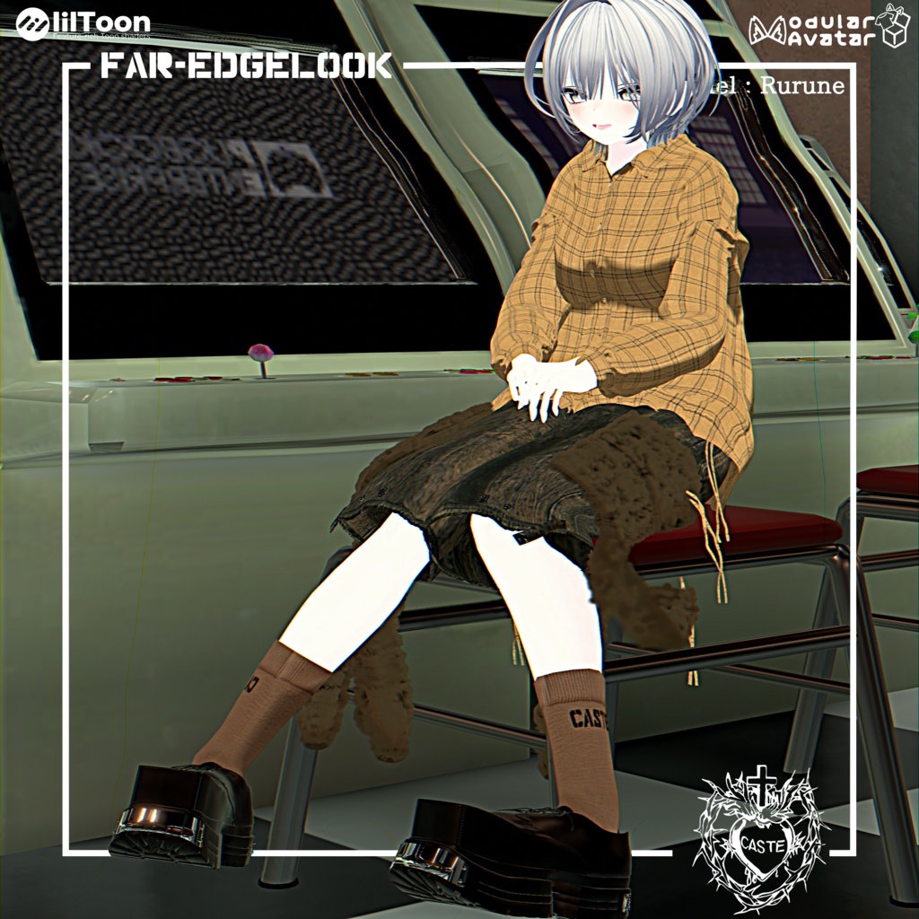 FarEdge-Lock 衣装【16アバター対応】