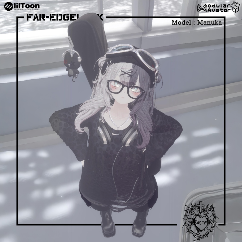 FarEdge-Lock 衣装【16アバター対応】