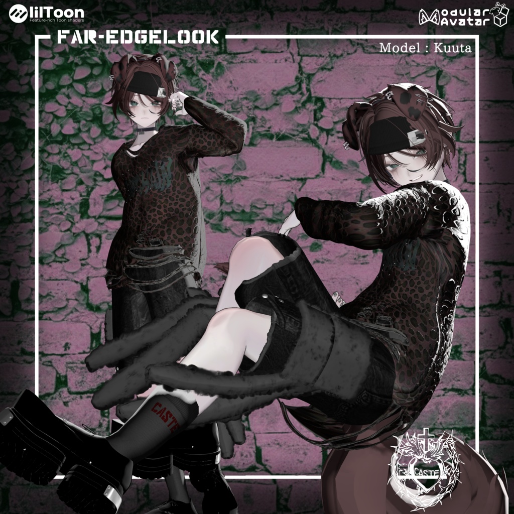 FarEdge-Lock 衣装【16アバター対応】