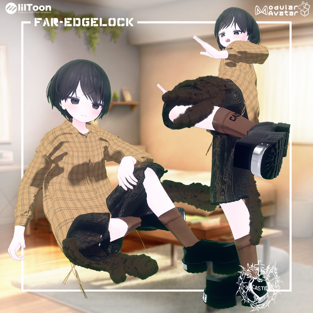 FarEdge-Lock 衣装【16アバター対応】