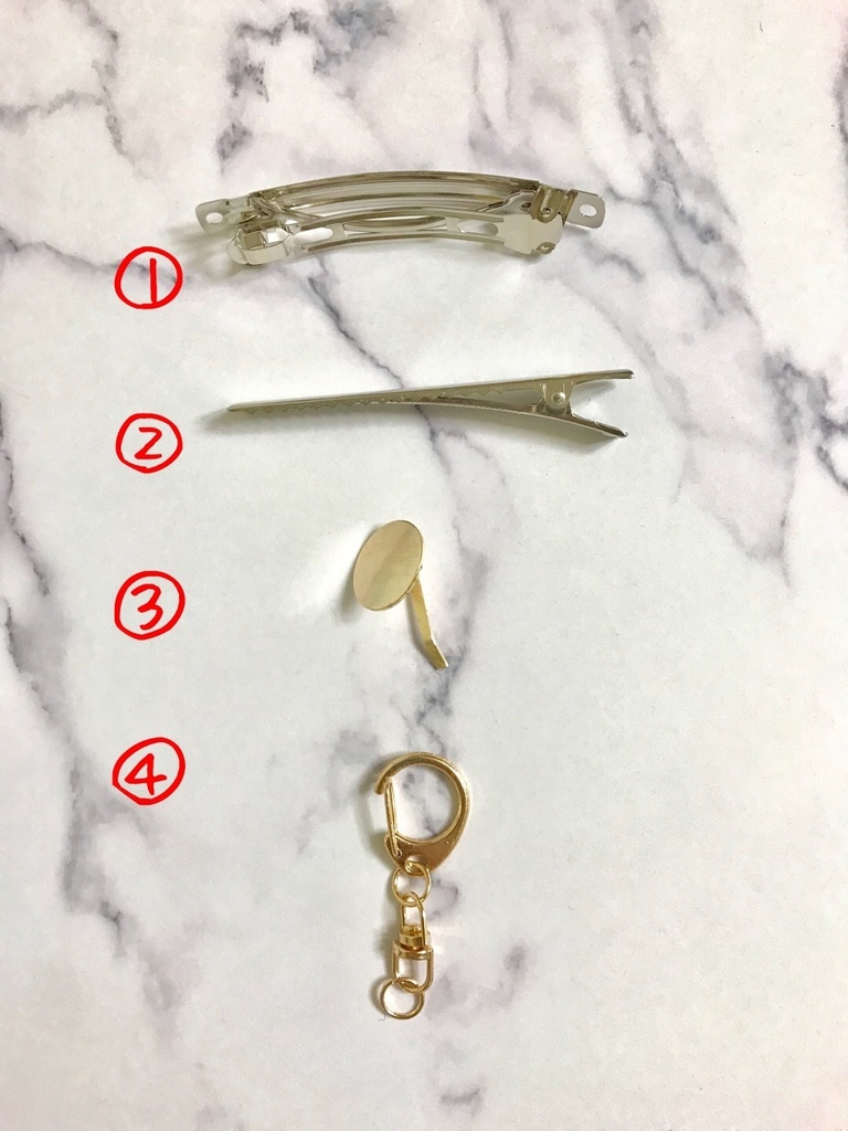 クレビイメージリボン(1100円+金具)