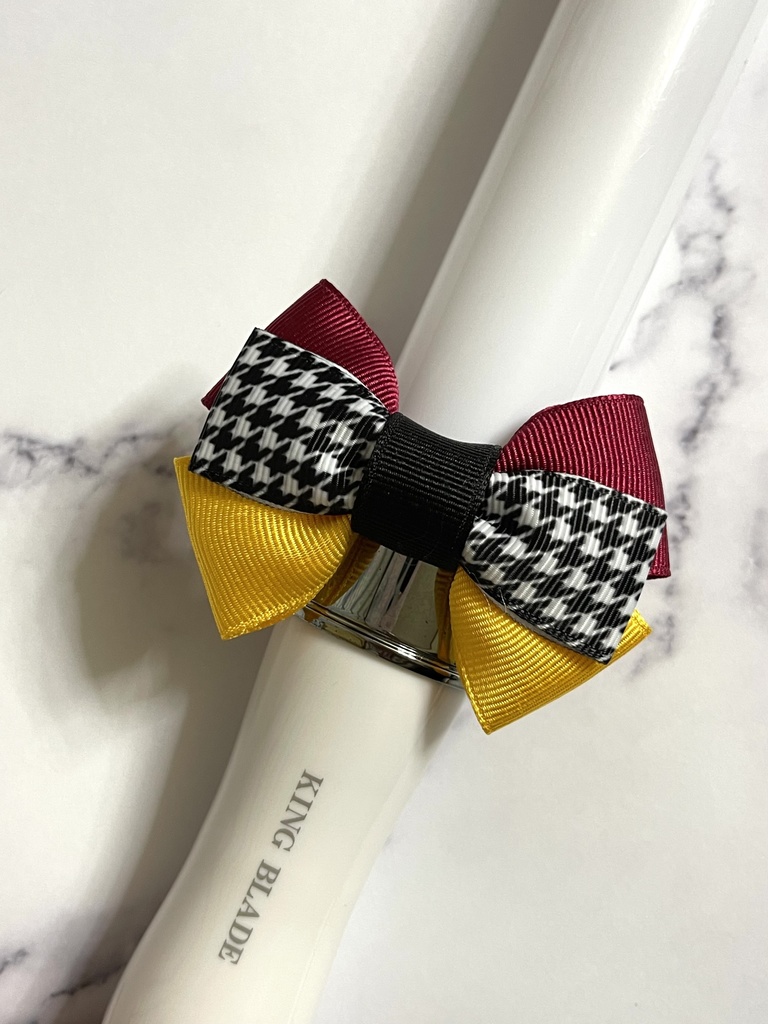 クレビミニリボン(500円+金具)